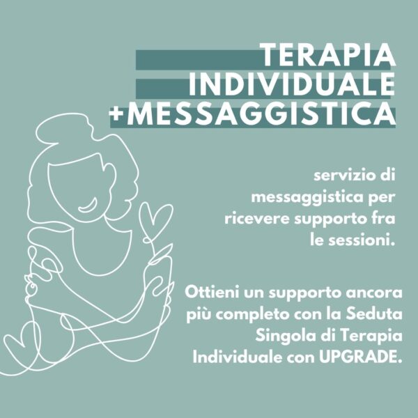 Seduta Singola di Terapia Individuale + Messaggistica